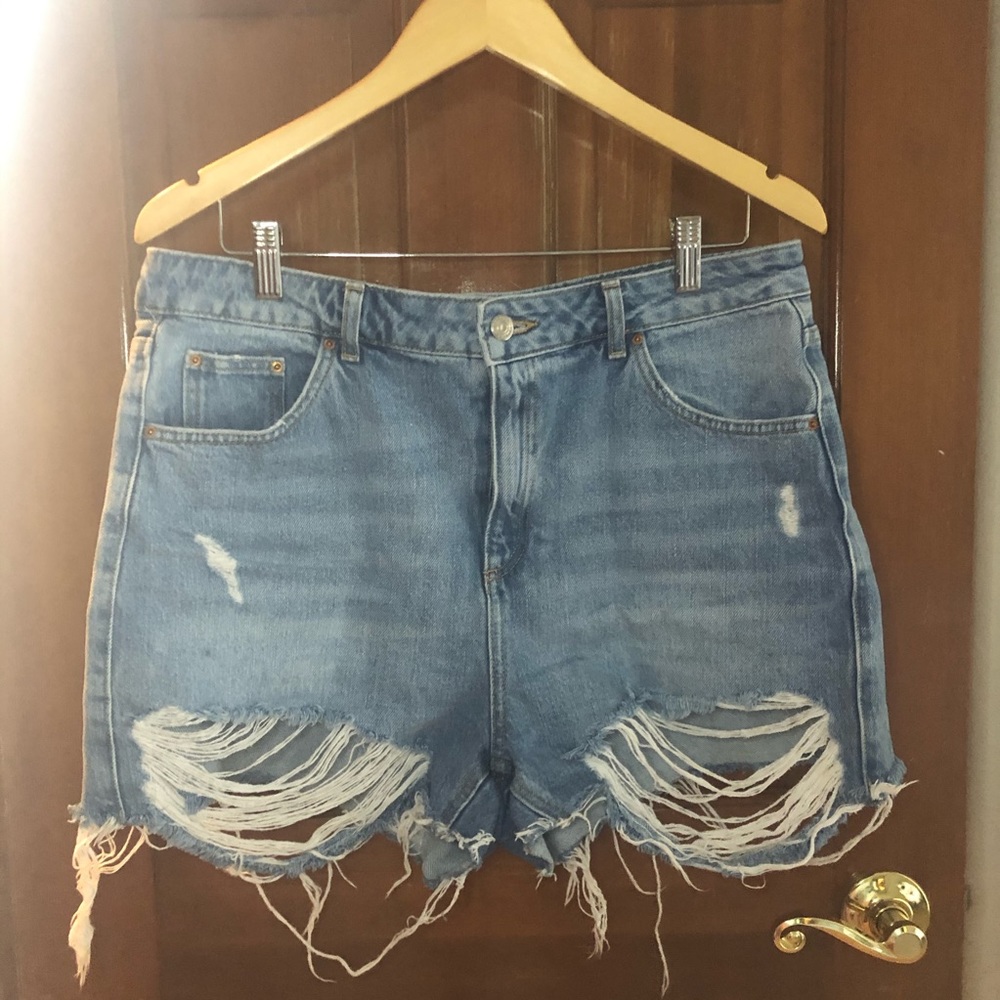 Topshop moto mom shorts 14